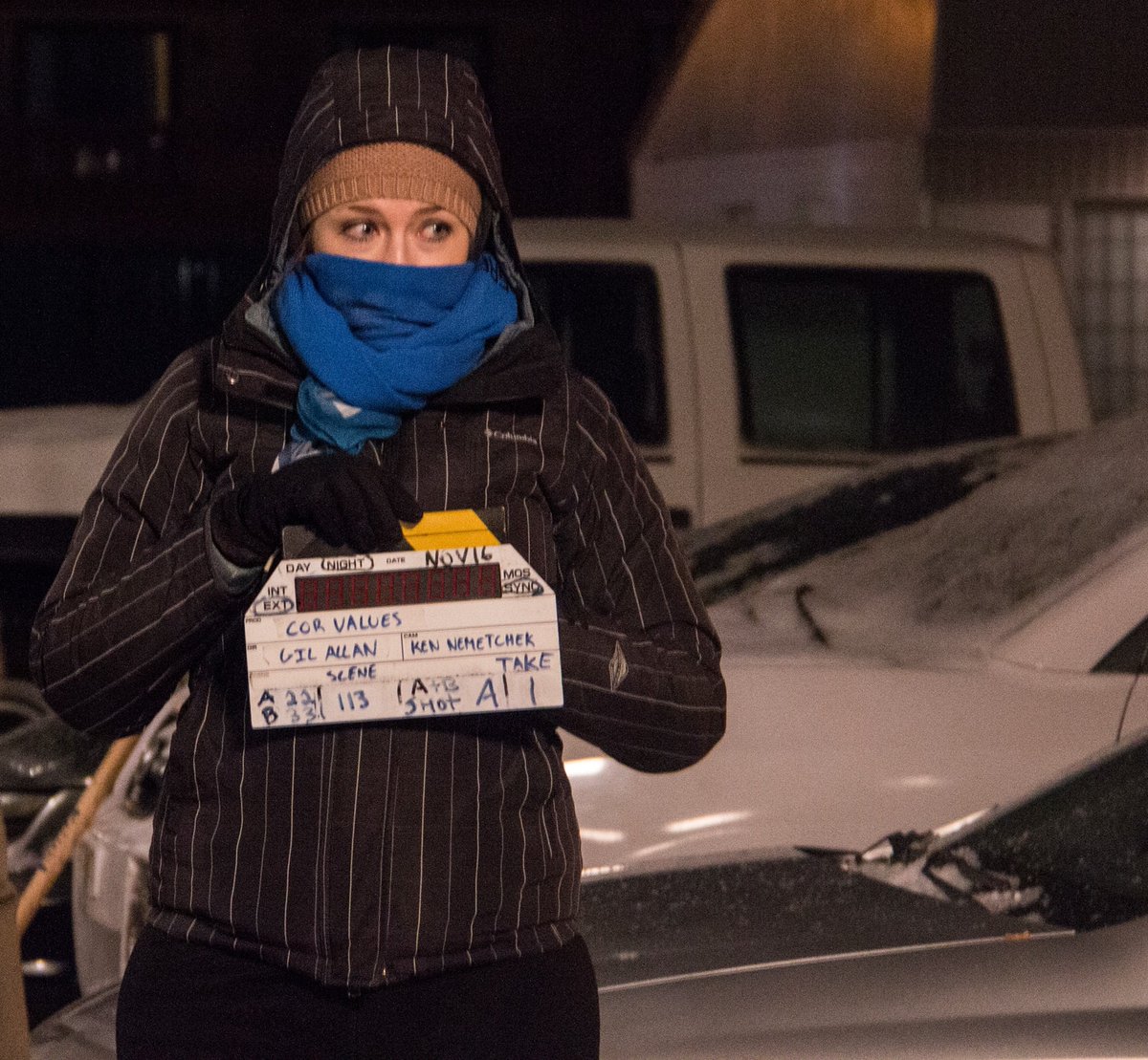 bdproductions_'s tweet photo. Things can get a little chilly filming in the winter #indiefilm #indiefilmmakers from behind the scenes of our feature COR VALUES. https://t.co/LqviEcsBx3