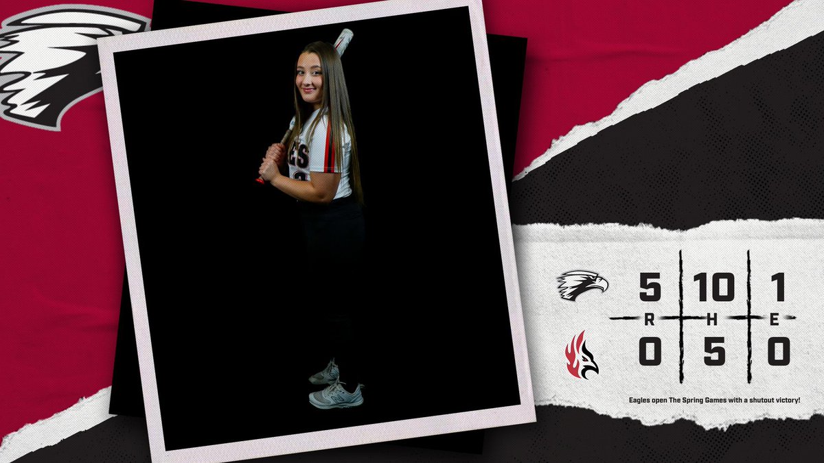 A shutout earns <a href="/SbEdgewood/">Edgewood University Softball</a> the victory in their spring break opener versus Carthage!

🥎5 different Eagles recorded RBIs
🥎<a href="/MaurerAlyse/">alyse maurer</a> 3-for-3, 2 runs
🥎<a href="/Olivia_Hebert4/">Olivia Hebert</a> 2-for-3, 2 runs
🥎Carlie Odejewski 2-for-4, 1 RBI
🥎<a href="/DuffTatum/">Tatum Duff</a> pitched a complete game shutout

EC now 3-4