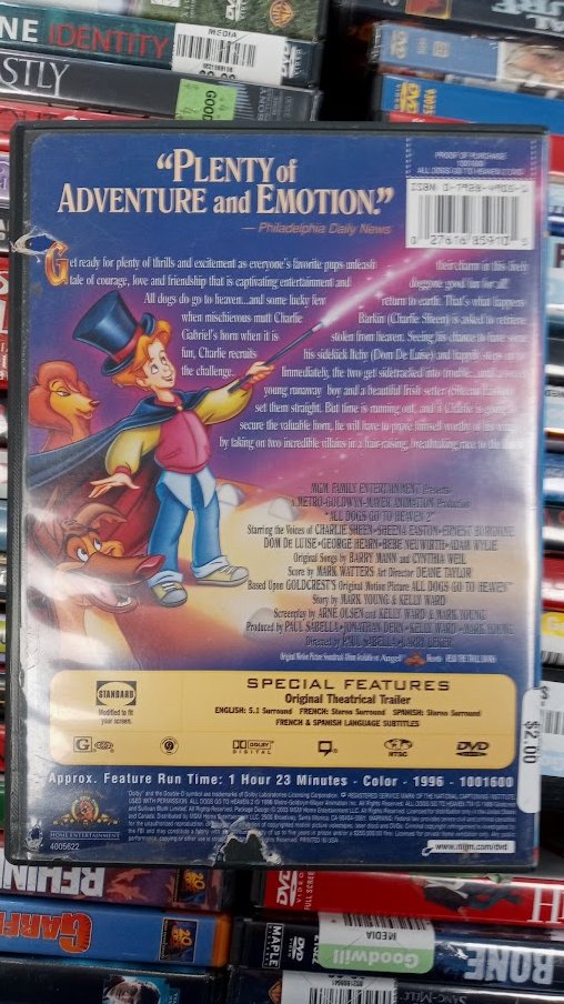 ryanblanck4's tweet image. All Dogs Go to Heaven 2 is a perfect animated sequel film from 1996 including Charlie Sheen as Charlie Barkin and Dom Deluise as Itchy. I grew up watching this movie on VHS very much. #alldogsgotoheaven2 #charliesheen #domdeluise #mgmkids #mymovies #mydvd #90skid #adamwylie