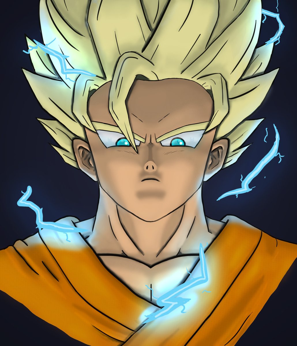 Dr4upnir's tweet photo. My first digital art of Goku
#ThankYouToriyama https://t.co/QdFMvCC3zN
