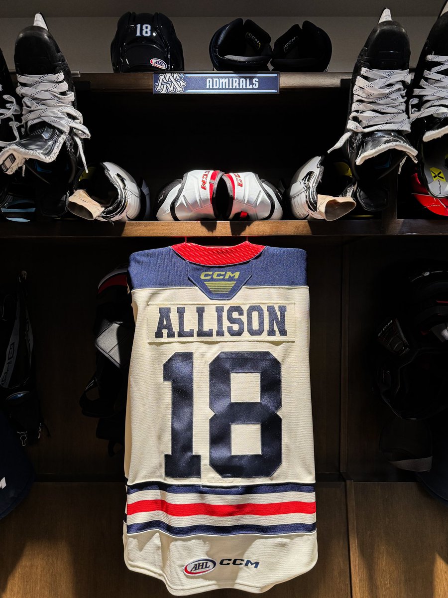 mkeadmirals's tweet image. WADE ALLISON. 

that’s it. that’s the tweet. 

welcome to #MILhockey.