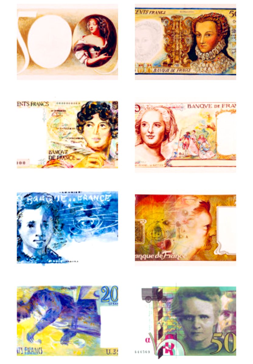 #journeeinternationaledelafemme :  je vous invite à (re)découvrir notre galerie de #Portraits de #femmes figurant sur des #billets émis ou non émis de la #banquedefrance

archives-historiques.banque-france.fr

#8mars #GirlPower #womenempowerment 
#inspiringwomen