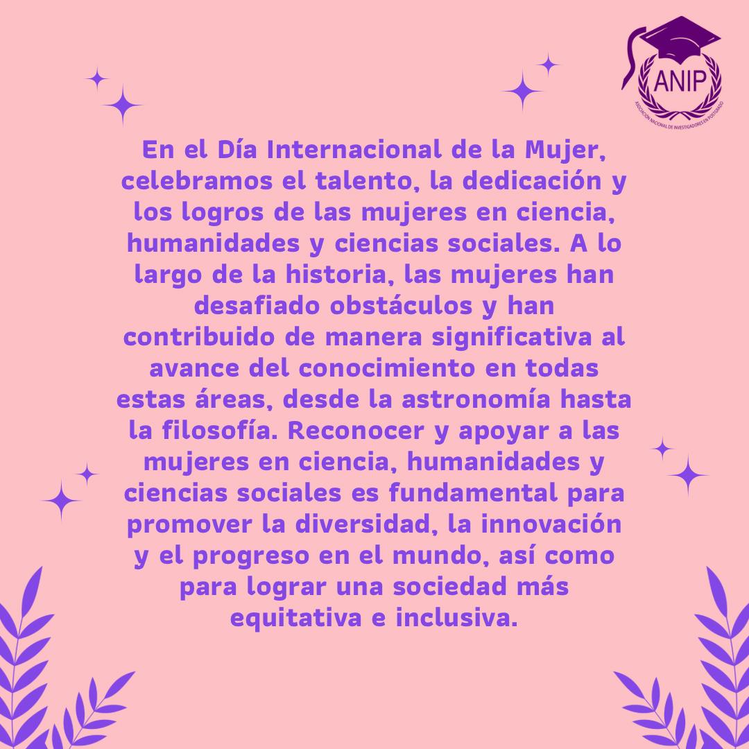 ANIP_Chile's tweet photo. Hoy conmemoramos el 08 de marzo, #DiaInternacionalDeLaMujer 👩🏽‍🔬👩🏻‍⚕️👩🏽‍💼👩🏽‍🏫👩🏽‍💻🤰🏻🤱🏻🧘🏻‍♀️👩‍👧👩‍👧‍👧 https://t.co/7KN24MN4rx