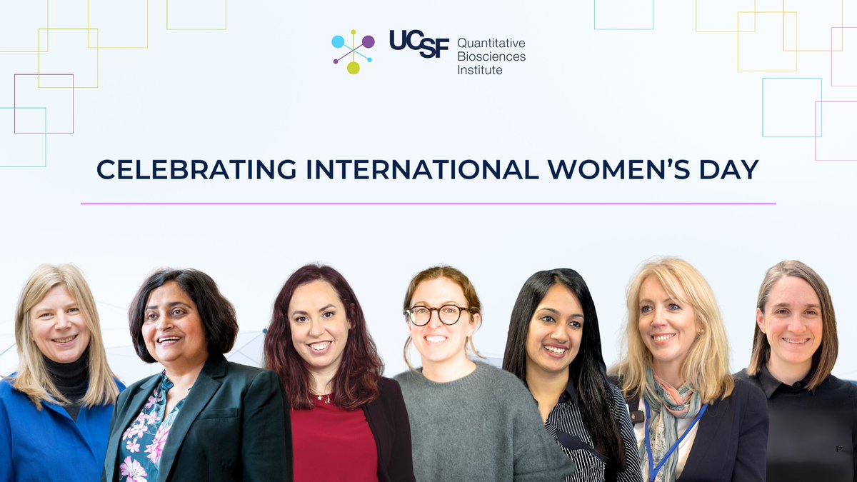 Celebrate #InternationalWomensDay with us!✨QBI asked women in our network to share their insights on the present & future of #AI in science & the value of supporting collaborative and diverse scientific endeavors globally: qbi.ucsf.edu/internationalw…