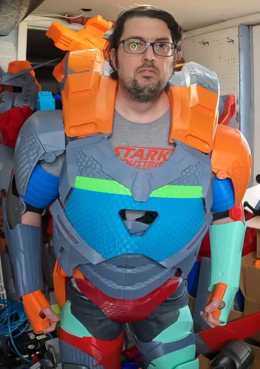 Built_By_Tommy's tweet photo. Cosplay Iron Man Mark XXXIX (39) Starboost. Test fit 2.0. Trying on the entire suit for the second time. Still need to make some improvements.
Files from https://t.co/xbjRHAS20t
#reelsfypシ゚ #cosplay #cosplayers #3dprinting #fyp #fypシ #marvel #ironman #starboost #Trending https://t.co/iNcUxrbaaN