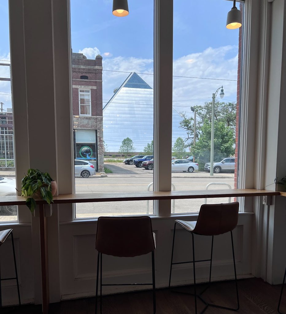 You can get the same view at a coffee shop in Memphis