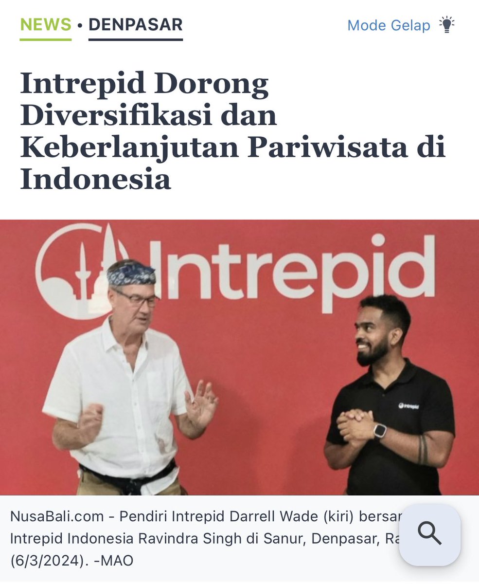 Mikey Sadowski (@mikeysadowski) on Twitter photo ‘<a href="/Intrepid_Travel/">Intrepid Travel</a>’s co-founders & CEO are on a 27 country world tour, sharing our 2030 strategy w/ 3,000 team members globally.
Behind the scenes, we’re engaging with local media to echo the importance of sustainability and championing communities. ‘<a href="/Intrepid_Travel/">Intrepid Travel</a>’s co-founders & CEO are on a 27 country world tour, sharing our 2030 strategy w/ 3,000 team members globally.
Behind the scenes, we’re engaging with local media to echo the importance of sustainability and championing communities.