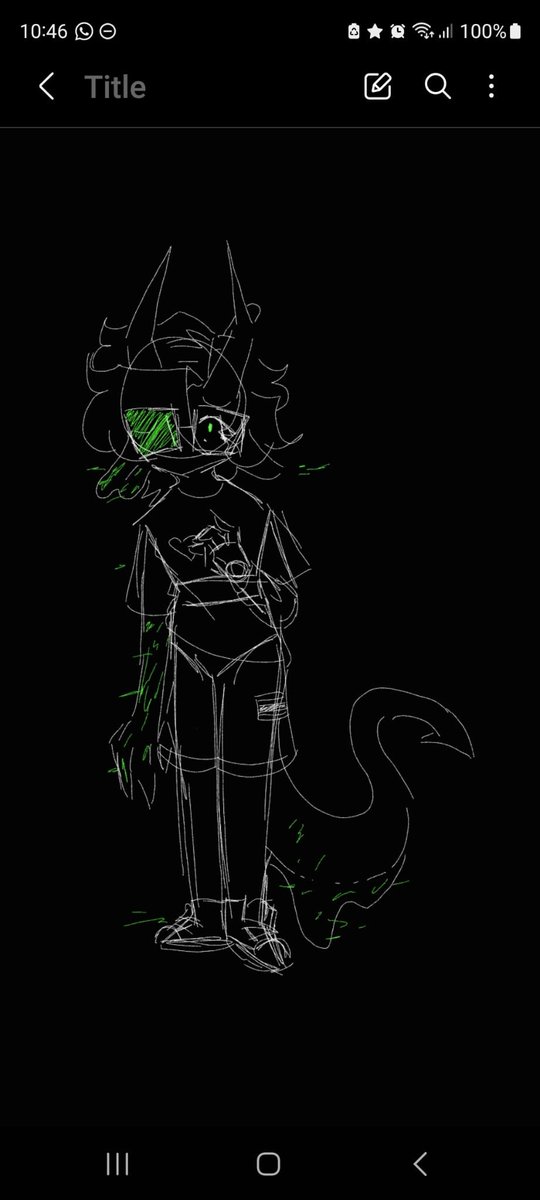 Kr0wlet_'s tweet photo. Coping with my violent illness by drawing this silly little goober in my notes app while I resist the urge to make my insides my outsides
// #qsmpfanart #slimeciclefanart #codecicle https://t.co/KTsPGBF0Vj