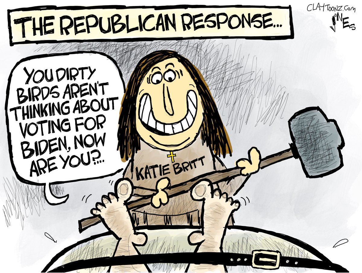 The Republican response by Katie Britt was Misery. #RepublicanResponse #SOTU #Misery #KatieBritt #GOP
