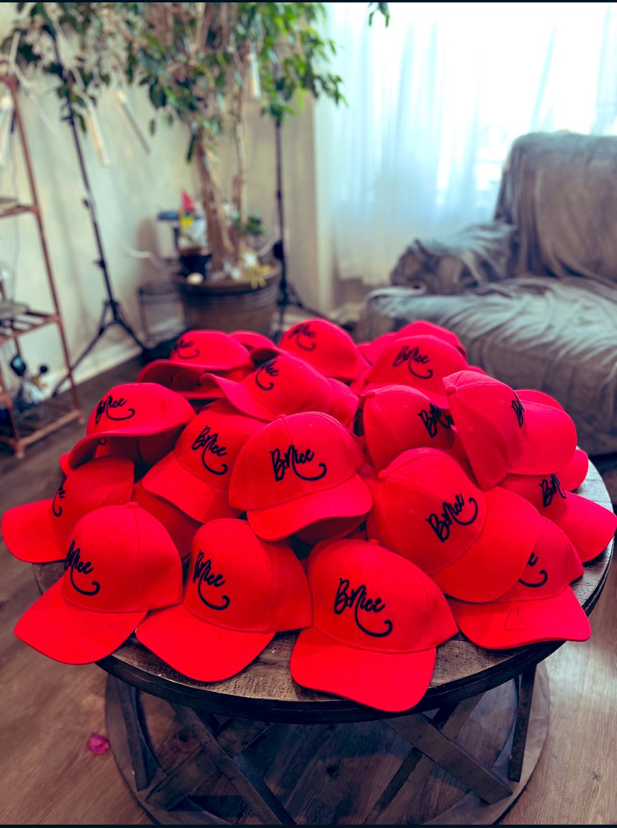 Merch giveaway!!! Follow BNice Projects Tag 3 friends and repost and we’ll send you one of these Ferrari red BNice hats.  Check us out at BNice.io