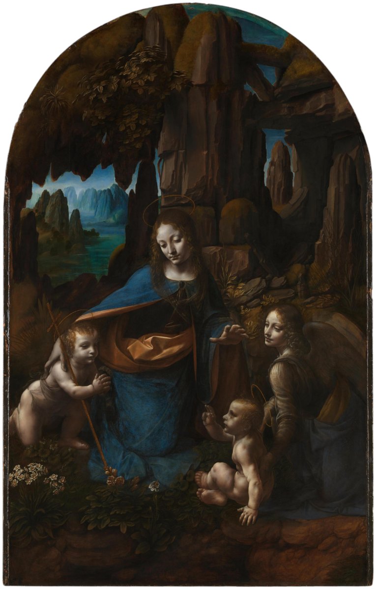 The Virgin of the Rocks wikiart.org/en/leonardo-da…