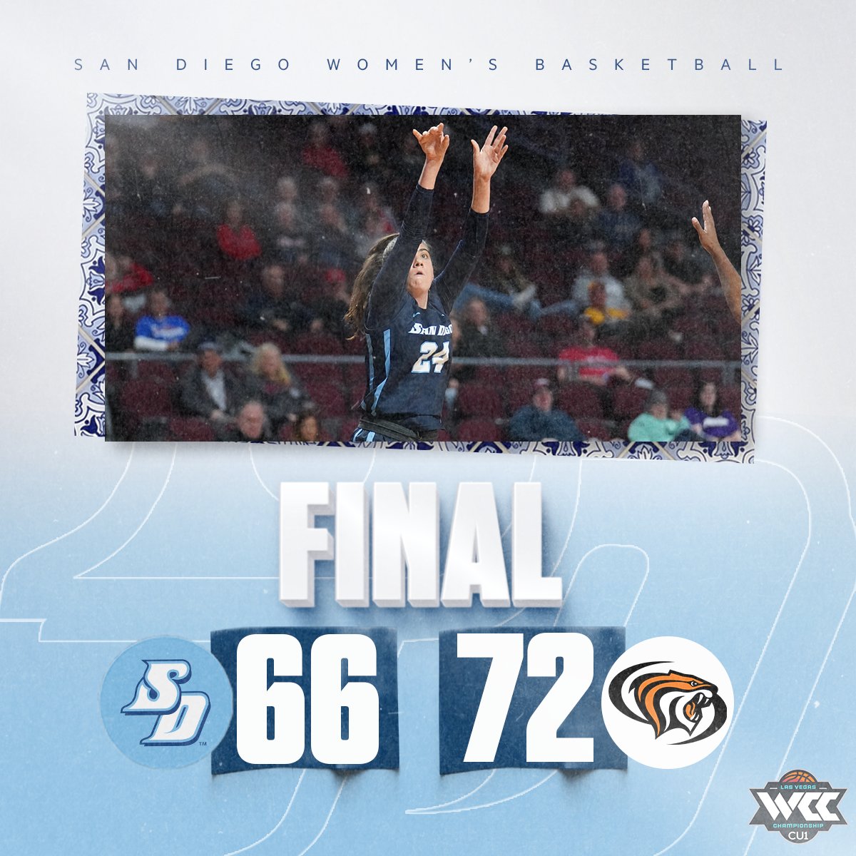 Final from Las Vegas. So proud of the effort 💙 #GoToreros #BlueBlood