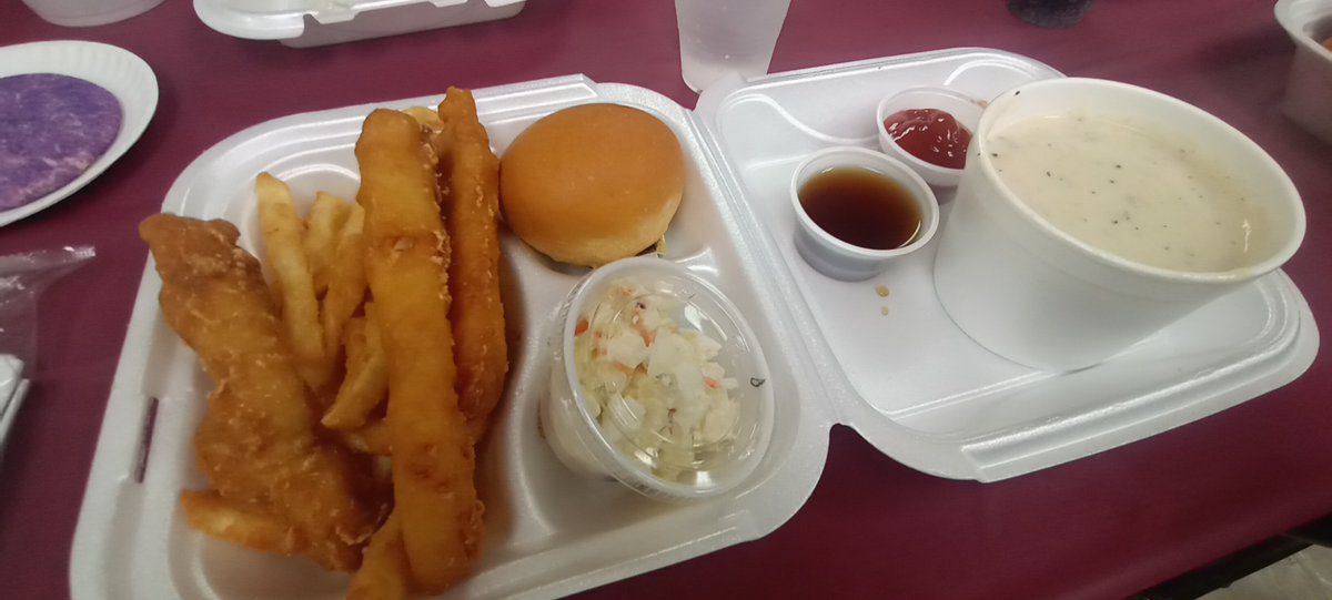 First fish fry of the season for me, at St Michael's in Worthington.