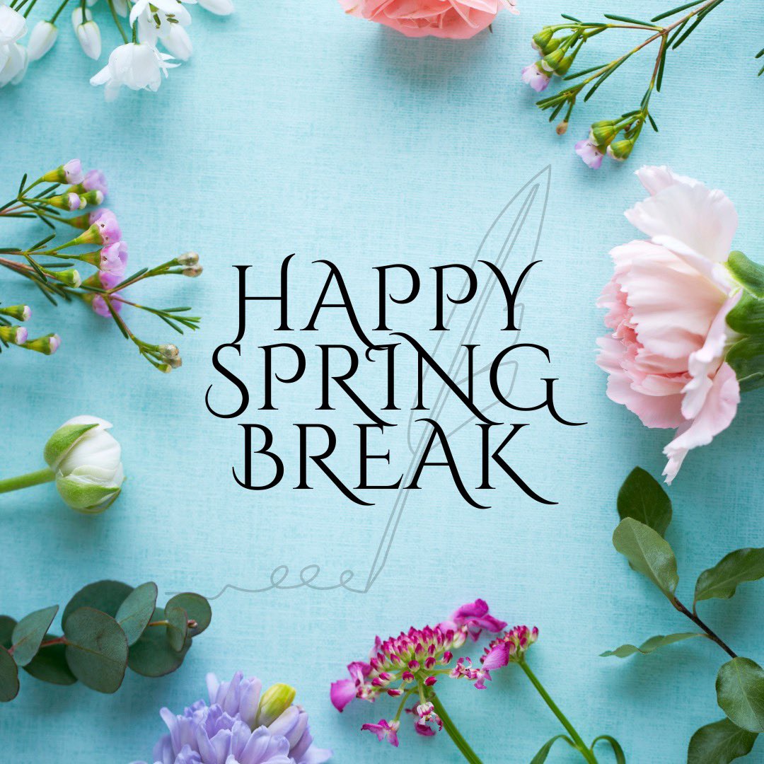 We are officially halfway through the semester!🌸🌷🌺 What will you be writing this break? #usfmfawriting #mfawriting #springbreak