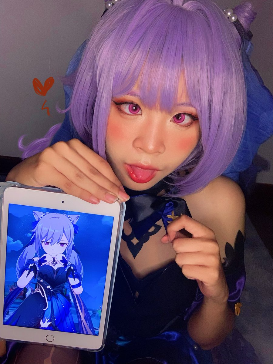 mamueii's tweet photo. สรุปเป็นแมวหรือหมา?? 

#Keqing #Genshin_Impact #GenshinImpactcosplay #cosplayergirl https://t.co/wXDAfO2H4G
