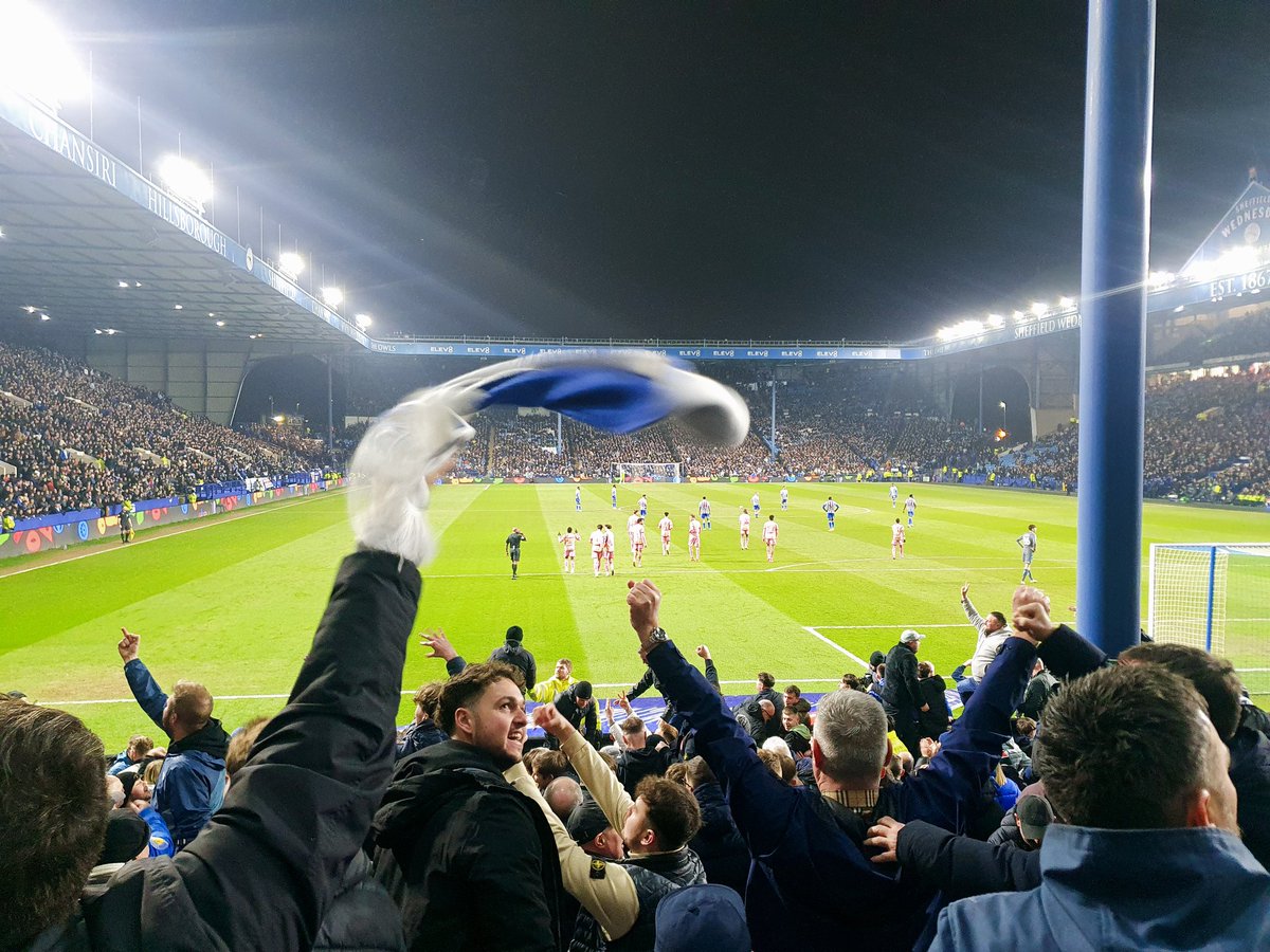 Leeds are going up and the Wednesday's going down