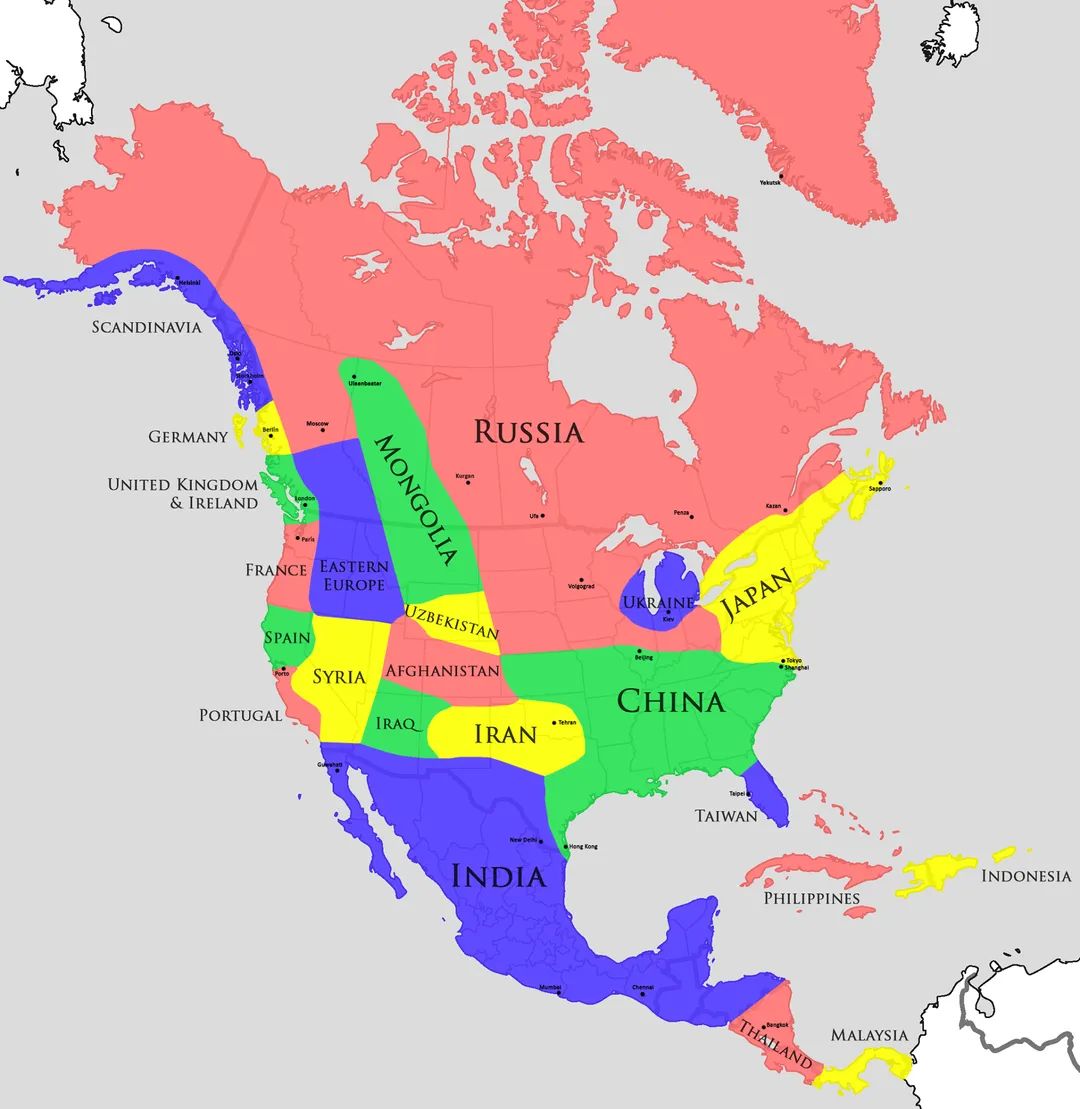 Comparing North American climatic zones to Eurasian Regions