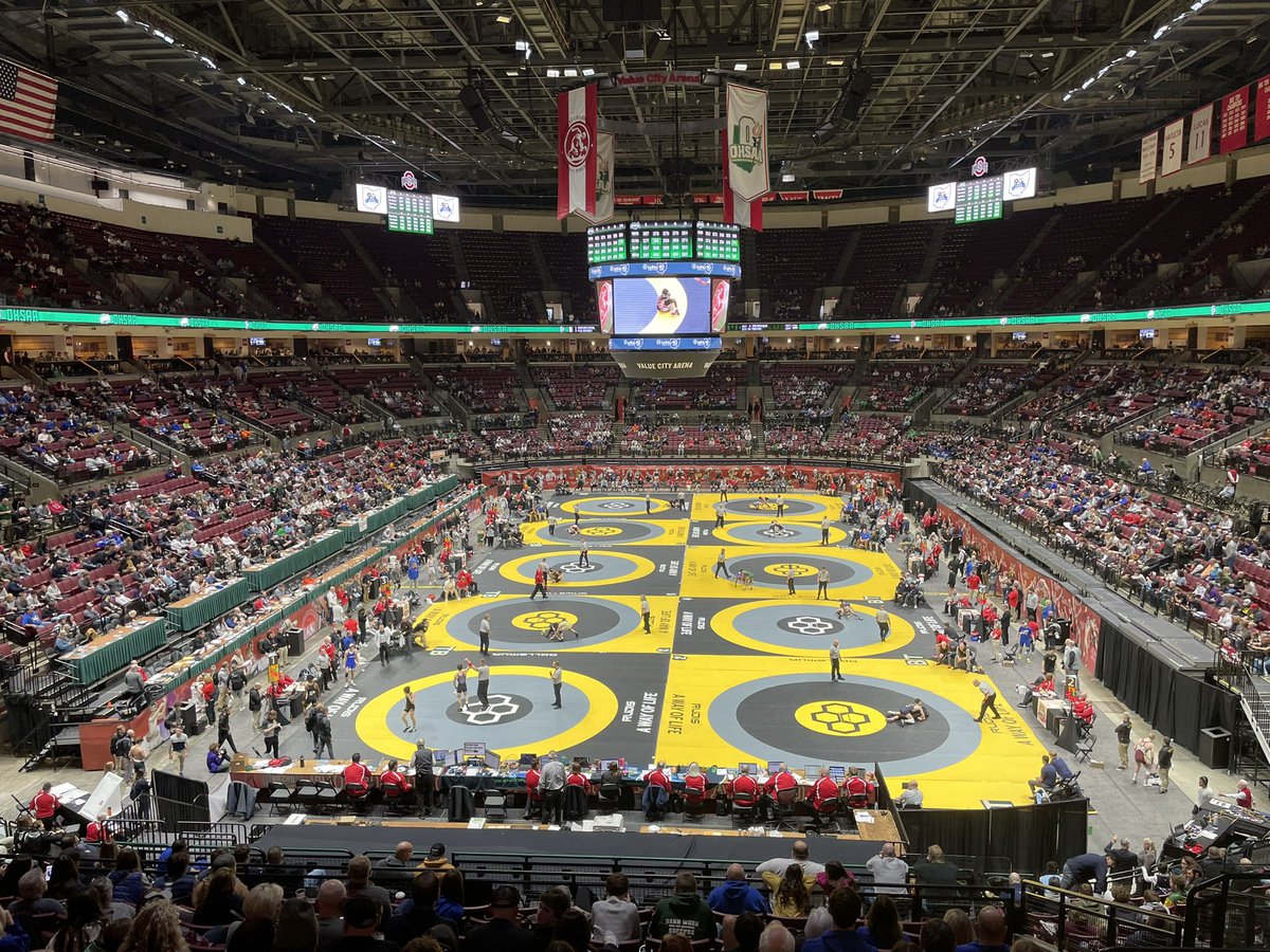 <a href="/2officialmicah/">Micah Cottrell</a> opens up Division I <a href="/OHSAASports/">OHSAA Sports</a> State Wrestling Championships!! #GoVikes #AAGV <a href="/VikeNation/">Princeton Athletics</a> <a href="/JohnWilhelm_PHS/">John Wilhelm</a> <a href="/vikingBollmer87/">Mr. Bollmer</a> @DawnMStallard1 <a href="/VikeSuper1/">G. Elgin Card</a> <a href="/PCSDViking/">PCSDVikings</a> <a href="/CharlieNewton36/">Charles Newton</a> <a href="/VikeNation/">Princeton Athletics</a> <a href="/princetonviking/">Tamette Duckworth</a> <a href="/DWade339/">Dan Wade</a> <a href="/RedRageCage/">Red Rage Cage</a> <a href="/KOOLKENZ15/">KOOL KEN</a>