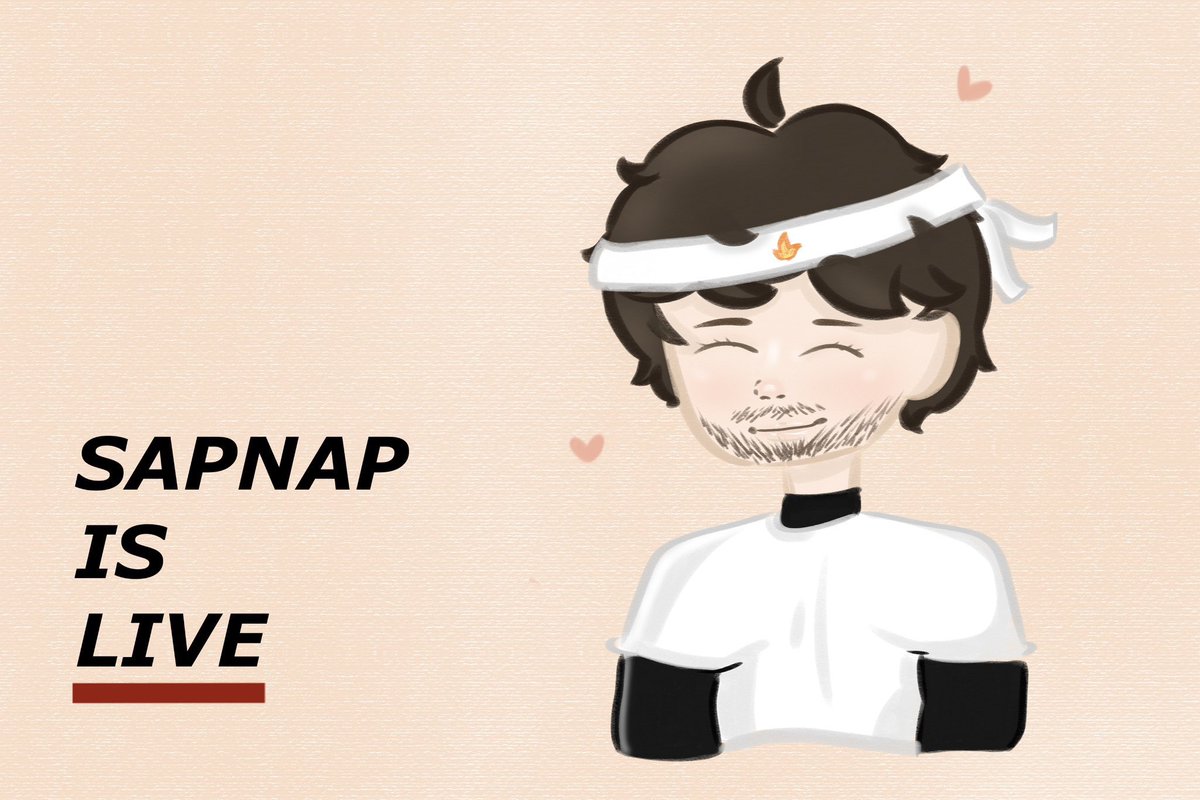 👾| Sapnap is live!! -> “IM LIVE AT A DECENT TIME ?!? pt.2” 🔗: twitch.tv/sapnaplive