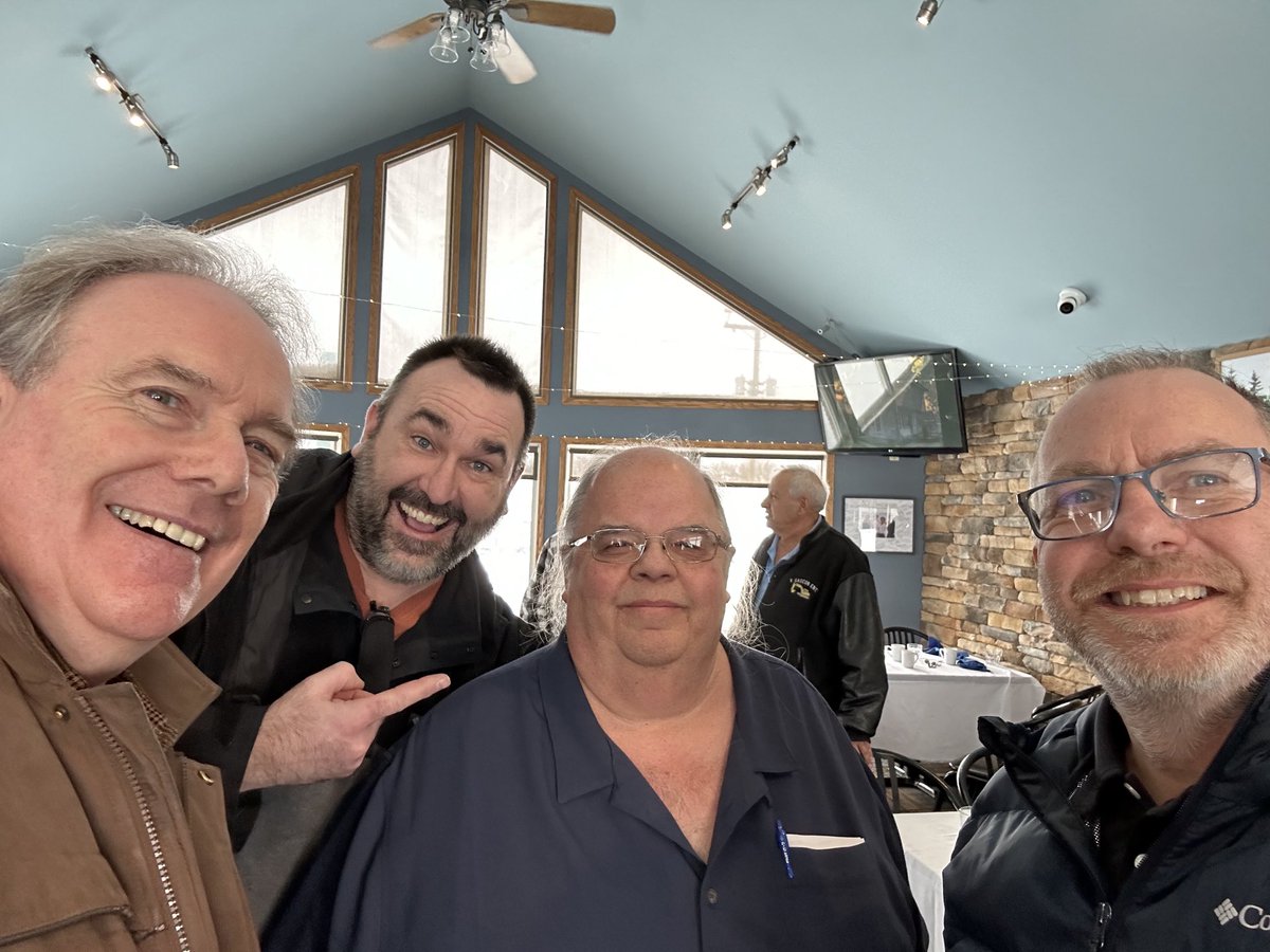 A BUILD moment at Kinew Housing’s 54th anniversary yesterday (50th delayed due to COVID). From left Tom Simms who named BUILD, lined up the board and weighed in heavy to get it going. Sean Hogan current ED, Lawrence Poirier founding Board Chair of BUILD and me, first ED.