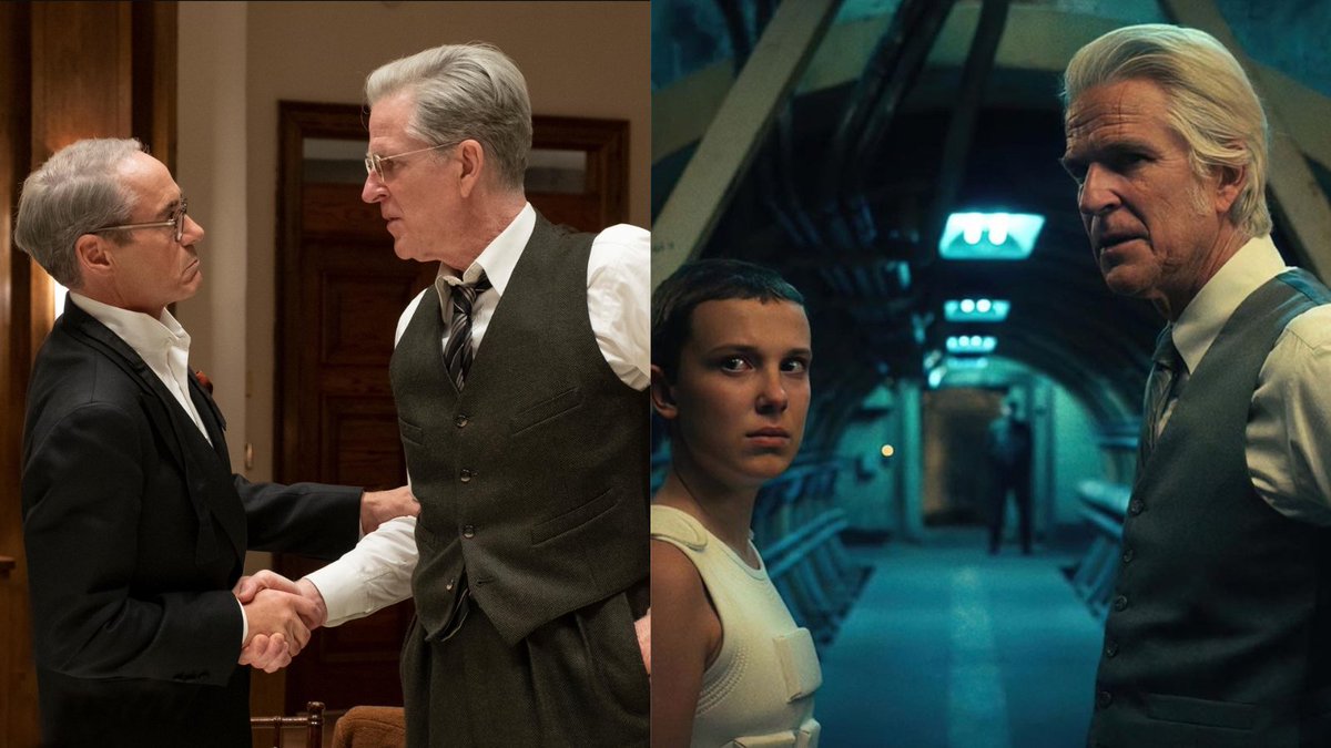 FACT #11: Looked familiar? Matthew Modine, aka Papa from 'Stranger Things,' steps into 'Oppenheimer' as Vannevar Bush, marking his film return after the worldwide hit series. | #FromPapaToBush | #OppenheimerFacts | @Openheimerfacts |