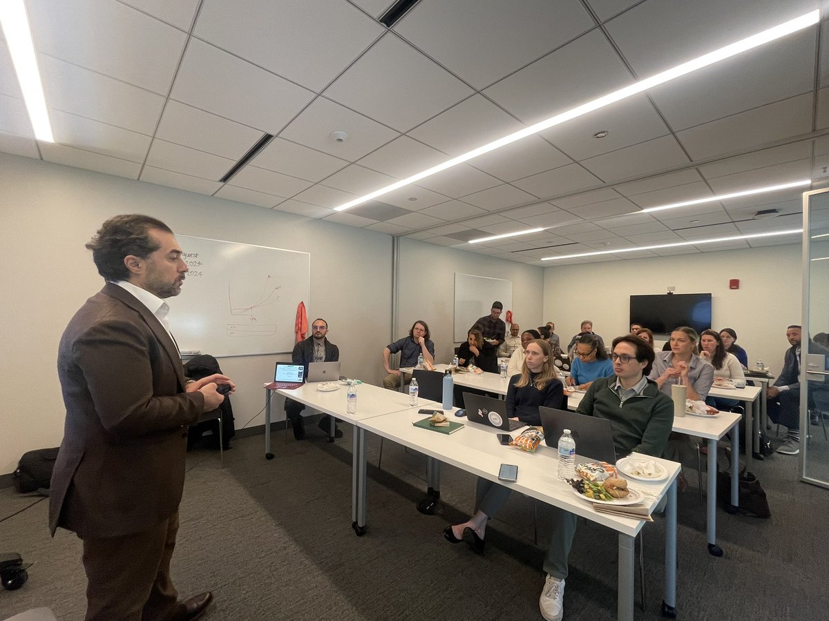 One of the week’s highlights was having @ufukakcigit join us @polskycenter to discuss his research on innovation in the US and collaboration with @Intuit @QuickBooks to make a small business economic index.