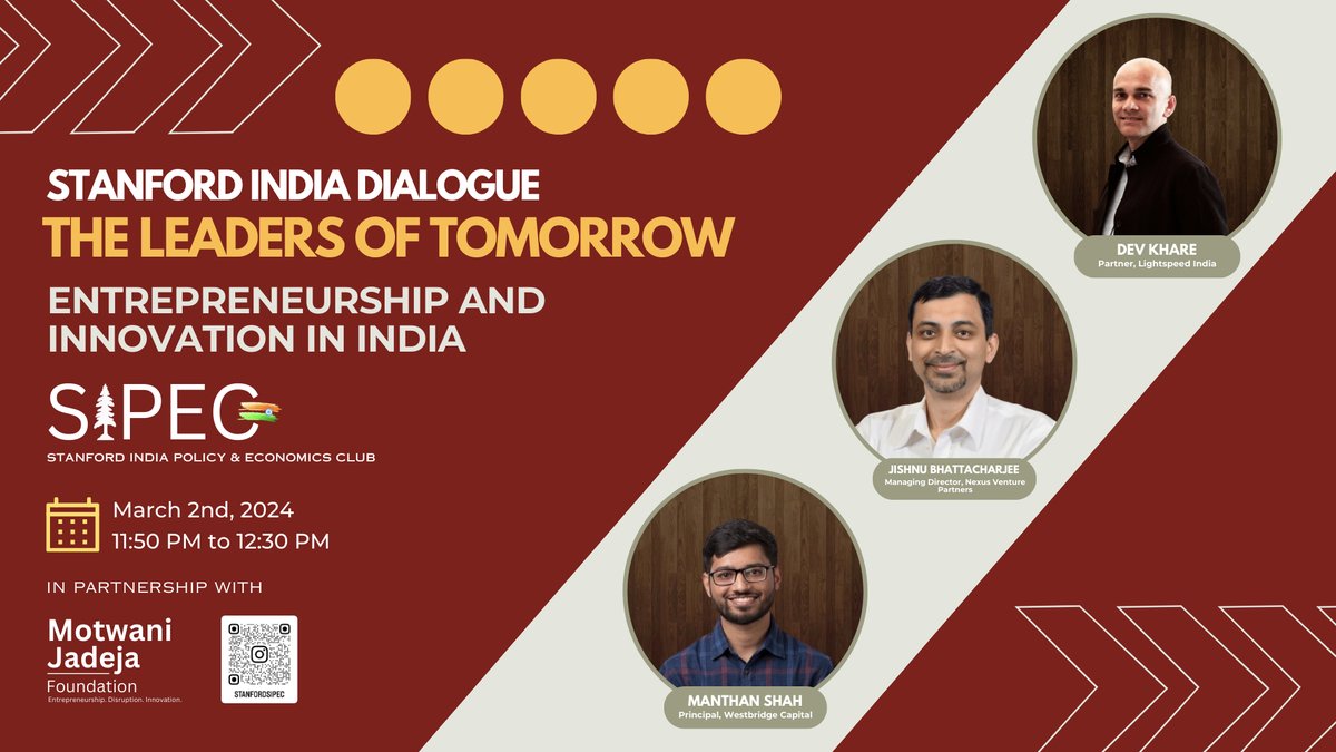 Stanford India Policy and Economics Club tweet media