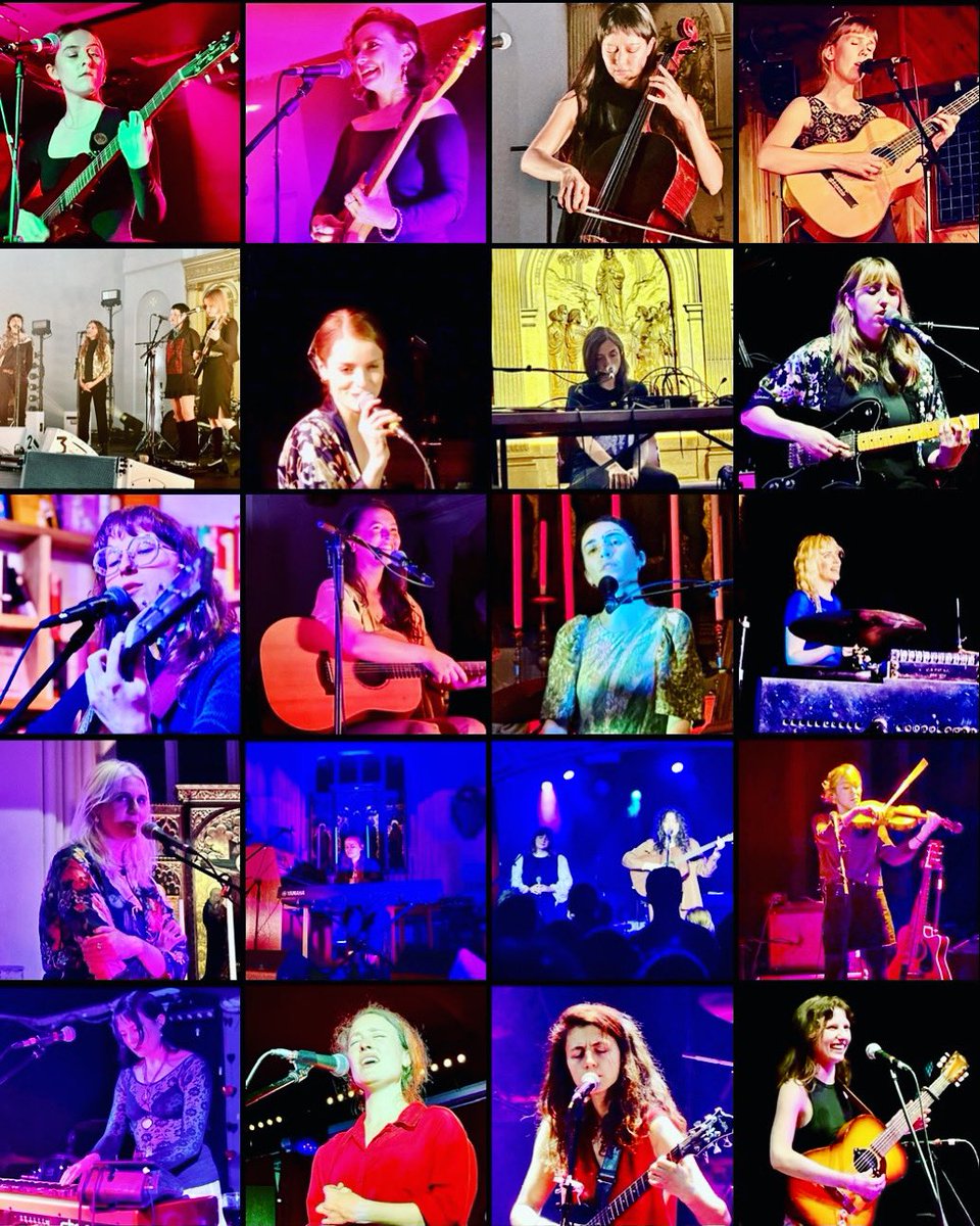 On #InternationalWomensDay2024 thanks to these wonderfully talented female musicians I have seen perform live in the past year (photos are all my own) #iwd #iwd2024