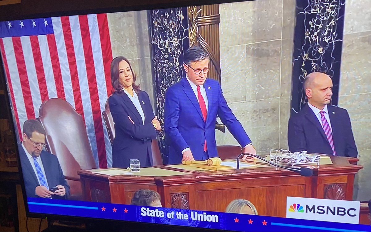 Just watched the #StateOfTheUnion address. I’ll be honest, Biden exceeded my expectations. For the first time I felt hope for the future instead of relief that he wasn’t Trump. And I think this pic moment after he finished says it all: