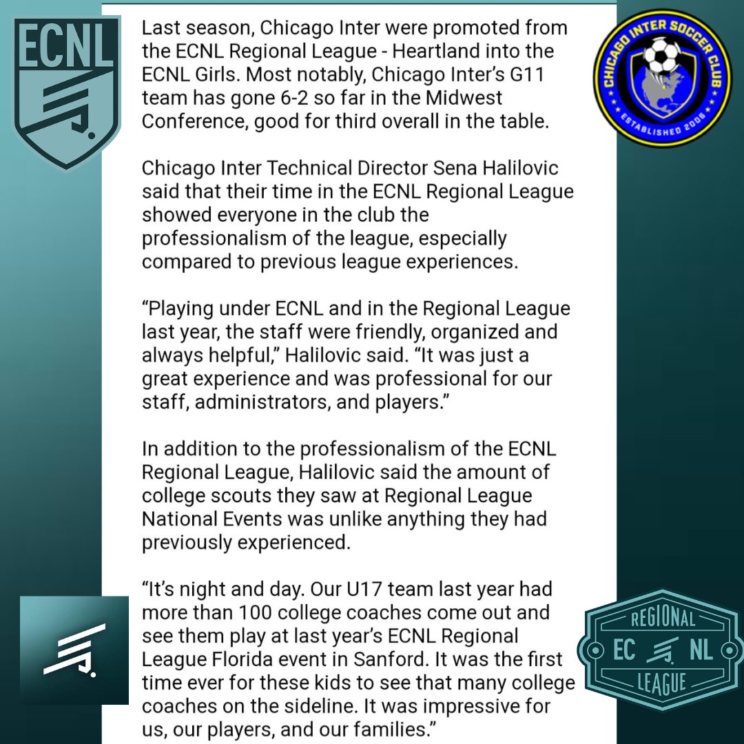 Read more about the ECNL-RL growth and performance here: theecnl.com/news/2024/3/7/… #leadersplayhere @ECNLgirls @TheECNL