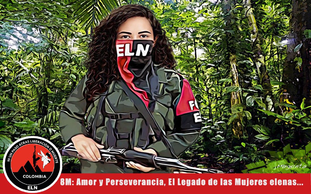 CamiloT10316692's tweet photo. #LarevoluciรณnSeraFeministaOnoSera
#ELN
#MujeresLibresEmpoderadas
#FGNO https://t.co/hgWNvnNUIT