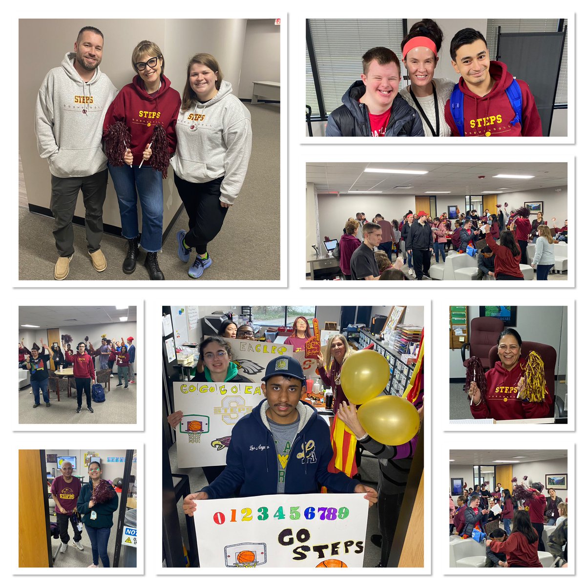 Had some fun today at STEPS sending our team to @IllinoisStateU for the 2024 State Basketball Tourney🦅❤️🏀 @durkin_maggie @baileyjordanzy @JenP1515 @IPEA204 @ipef204 @Vrich40Vrich @TomlinPaige @emilianoperrez @ipsd204 @KajmowiczSusan @peteclb @CandyMichelli @karellas_angela