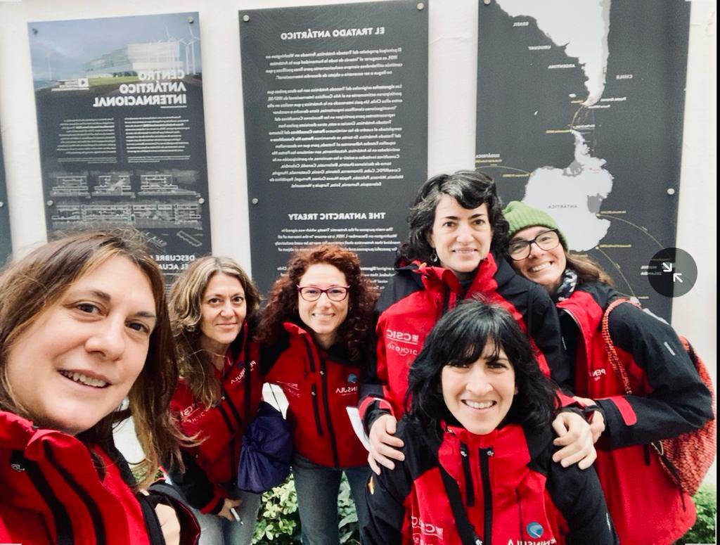 #8M feliz de pertenecer a este grupo de mujeres… nos vamos mañana a la Antártida