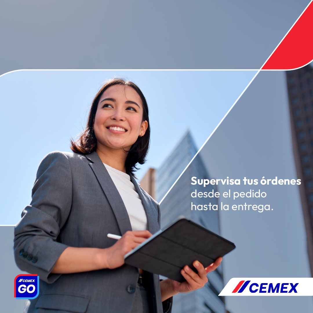 CEMEX_Colombia's tweet photo. Con #CemexGo buscamos transformar la manera en la que nuestros clientes interactúan con nosotros, al permitirles realizar pedidos, rastrear órdenes en tiempo real y administrar facturas y pagos. Conoce más aquí: https://t.co/veOFKIPEGA https://t.co/gez9szZLvT