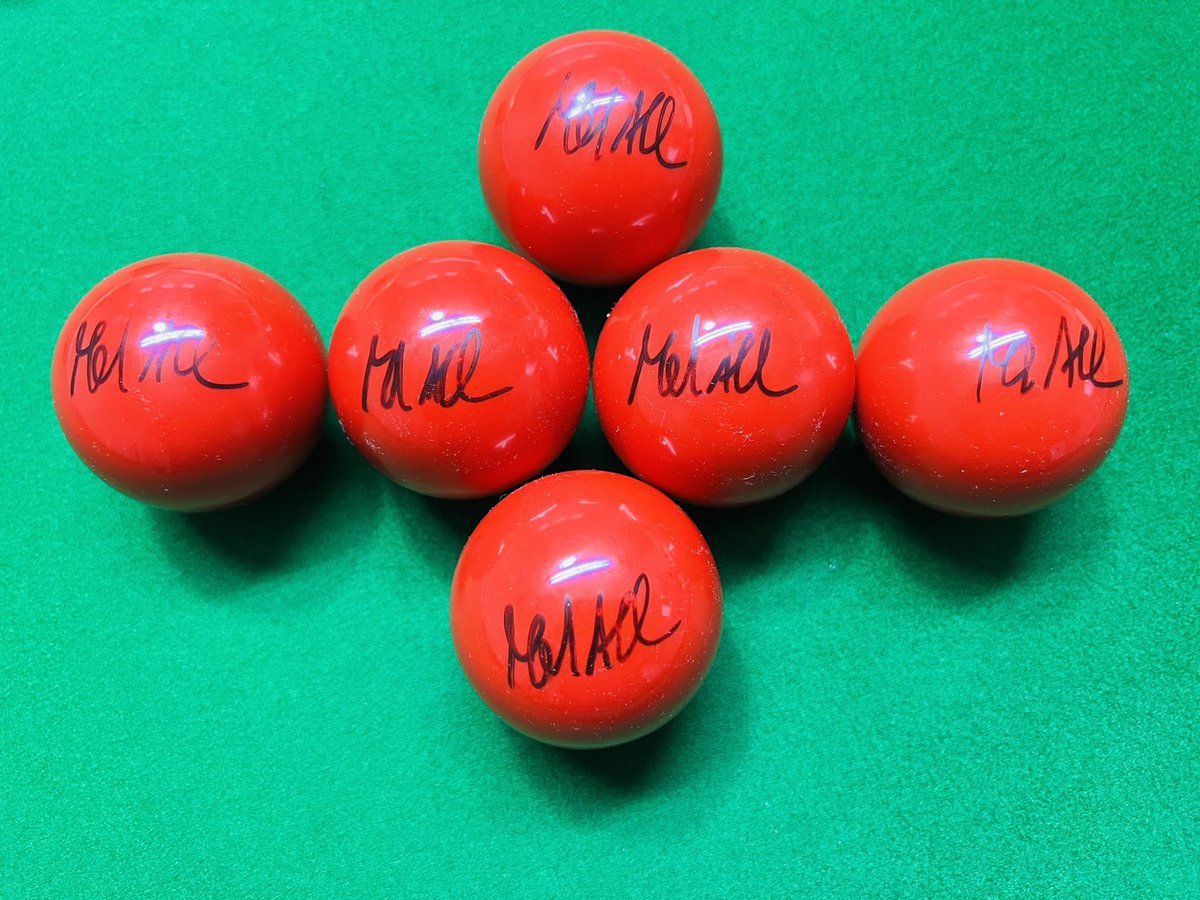 At @markwil147 we are delighted to add another player signed @pistol147 merchandise (Balls) to the Mark Williams Snooker website.. markwilliamssnooker.com/product/mark-a…