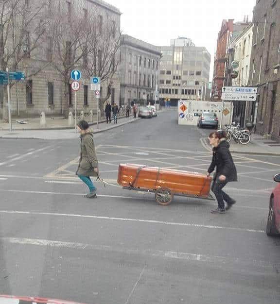 Saw this on Facebook and thought, 'That would make a great story...' Photo (not mine) taken in Dublin, looking towards Chancery Place from O'Donovan Rossa Bridge. #Dublin