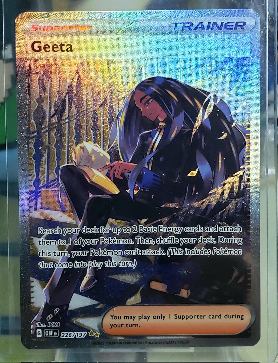 For the Pokefans! SIR Geeta from Obsidian #Giveaway!
🔥 Like
💧 Follow 
🍃 Retweet
-Try something new this weekend (not required, maybe you'll enjoy it!)
Picking a winner