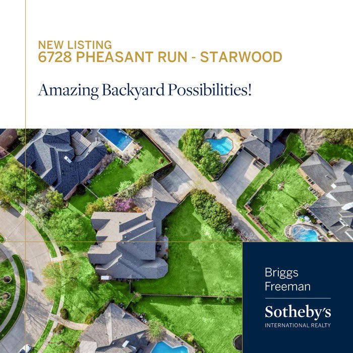 Just Listed in Starwood ⭐️  Build your Dream Backyard Paradise! #justlisted #starwood  #housecrush  #BFSIR #Sothebysrealty #briggsfreeman #winchestersteitle