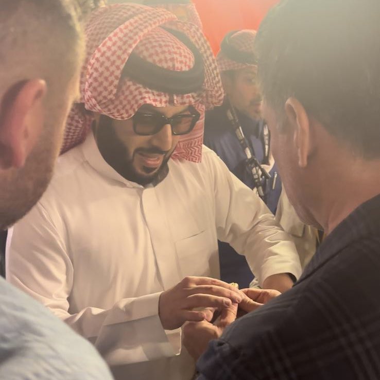 It is an honor to be hosted by His Excellency @Turki_alalshikh at the Francis Ngannou v Anthony Joshua bout here in The Kingdom of Saudi Arabia. Just two weeks ago here in Riyadh, PFL staged the very first global MMA event. Thank you to His Excellency for so graciously