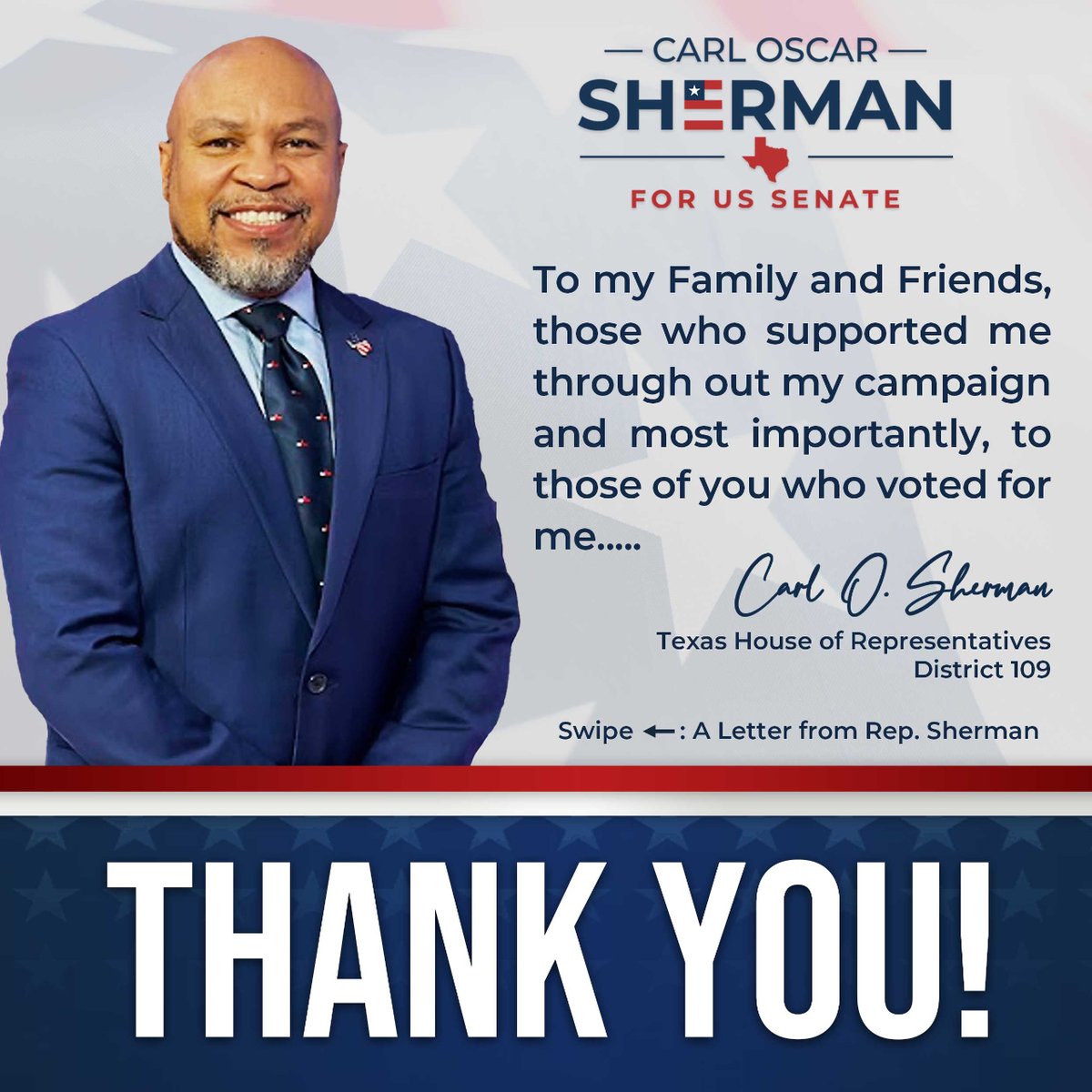 To all my supporters, your dedication and hard work fueled our campaign with hope and passion. Though the primary outcome wasn't what we aimed for, know that our journey doesn't end here. Your commitment inspires me to keep fighting for the betterment of our community!