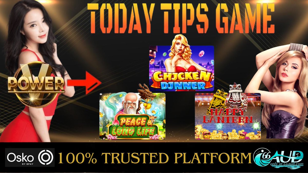 66AUD_official's tweet photo. 🌊 GAME TIPS ✨V-Power✨ TODAY 🌊
------------------------------------------
🇦🇺 Website : https://t.co/f7a7PPDGGV 🇦🇺
------------------------------------------
🤩 V-Power 🤩
✨ Peace Long Life
✨ Chicken Dinner
✨ Happy Lantern https://t.co/De1G7mkyxn