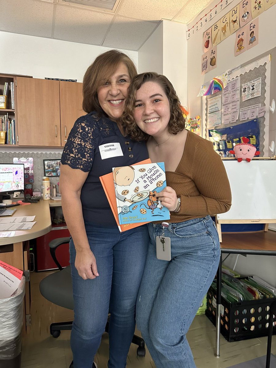 Ms. Wayson’s mom surprised her students as the guest reader today!  Thank you for your support.