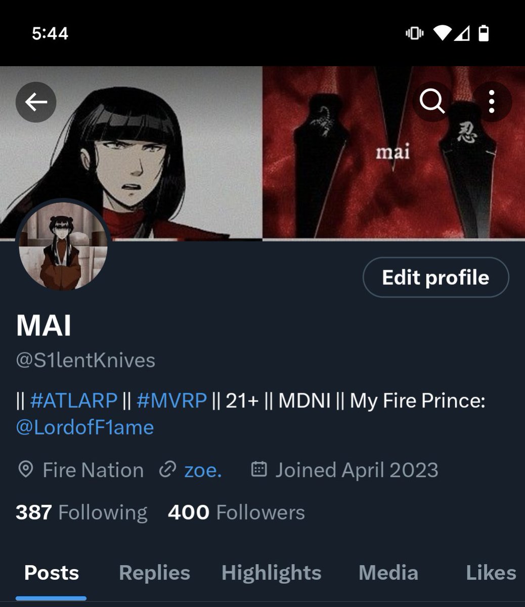 zoe.⠀

Four Hunnit! xD 

Thanks y'all! Looking forward to writing with you guys in this chill verse 😄