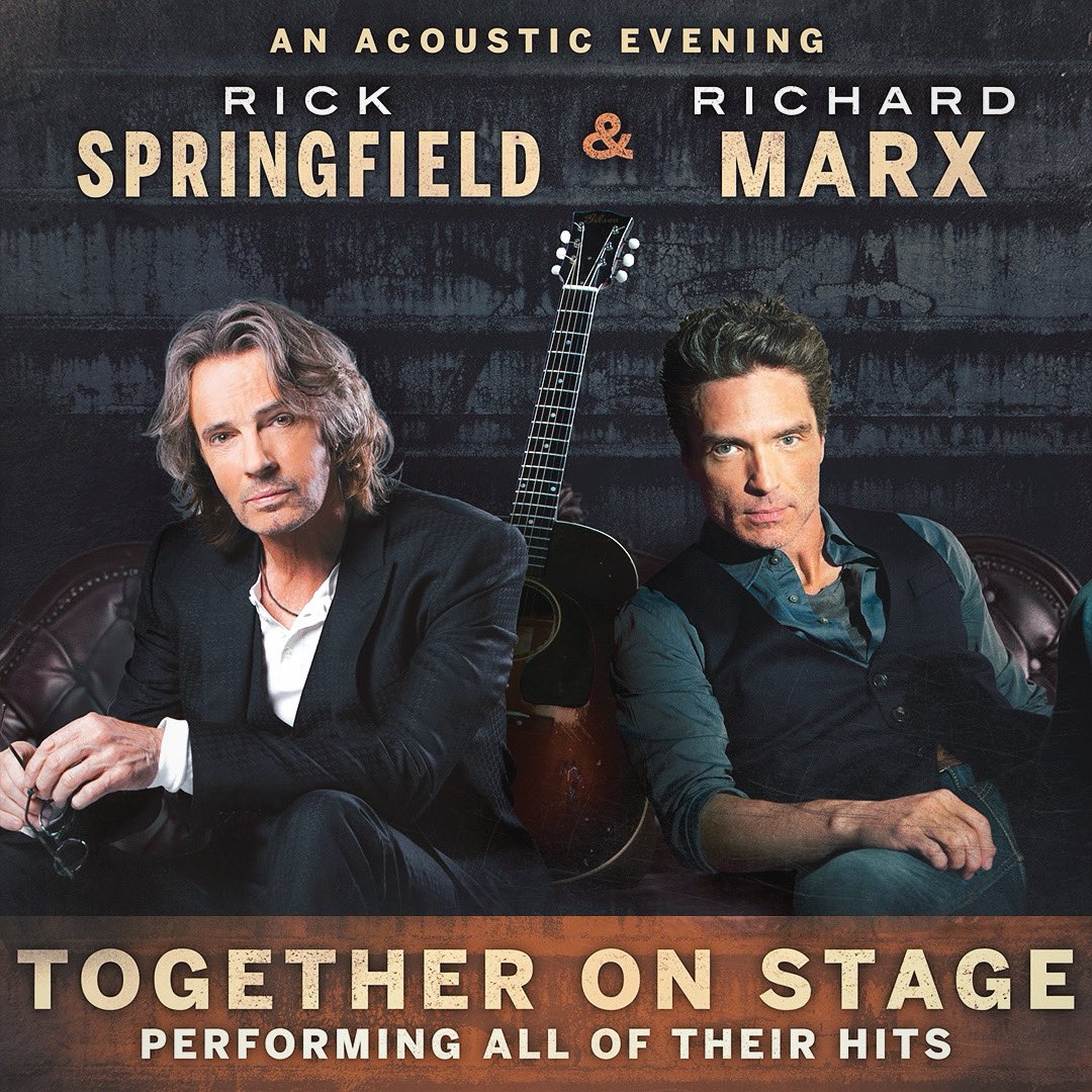 New show dates! ⬇️ Rick Springfield + Richard Marx acoustic show Friday, May 31 Baton Rouge, LA L'Auberge Casino Hotel ticketmaster.com/event/1B006056… - Rick Springfield + Richard Marx acoustic show June 1 Bossier City, LA Margaritaville Resort Casino ticketmaster.com/event/1B00605D…