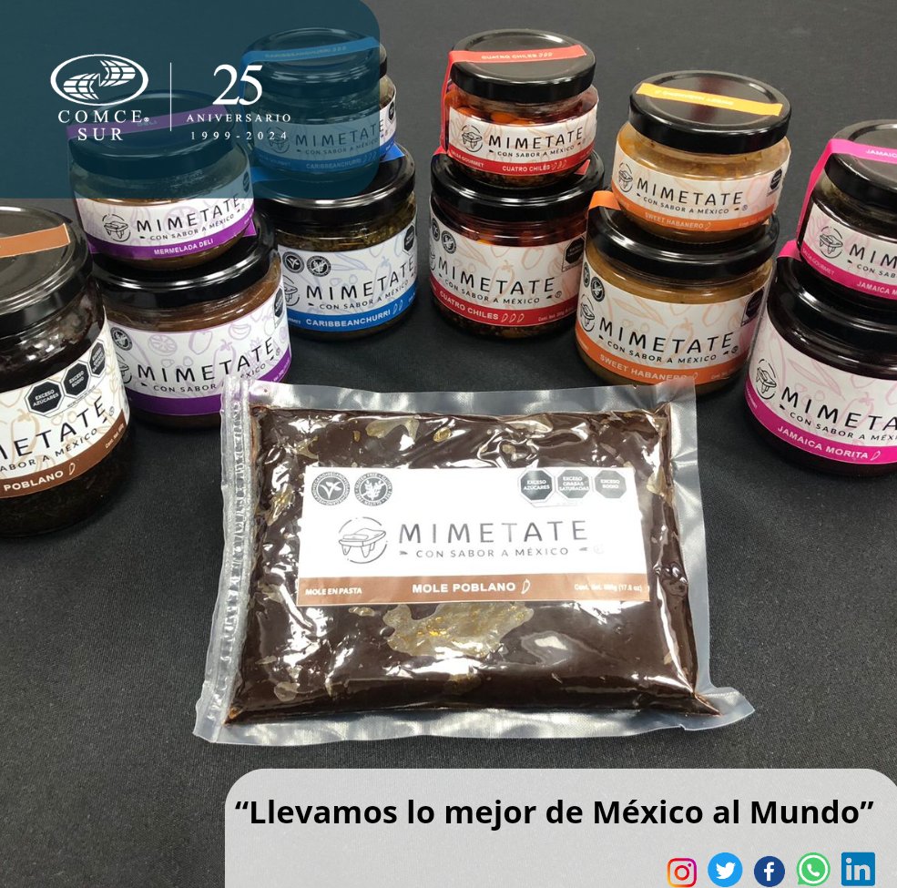 COMCE_Sur's tweet image. Seguimos recibiendo empresas interesadas para ser parte de la #OfertaExportable de #QuintanaRoo. Estamos emocionados, de ver tantos productos, pero sobre todo el entusiasmo y la visión de crecer sus empresas a mercados internacionales.
#VinculaciónInternacional  #MéxicoGlobal