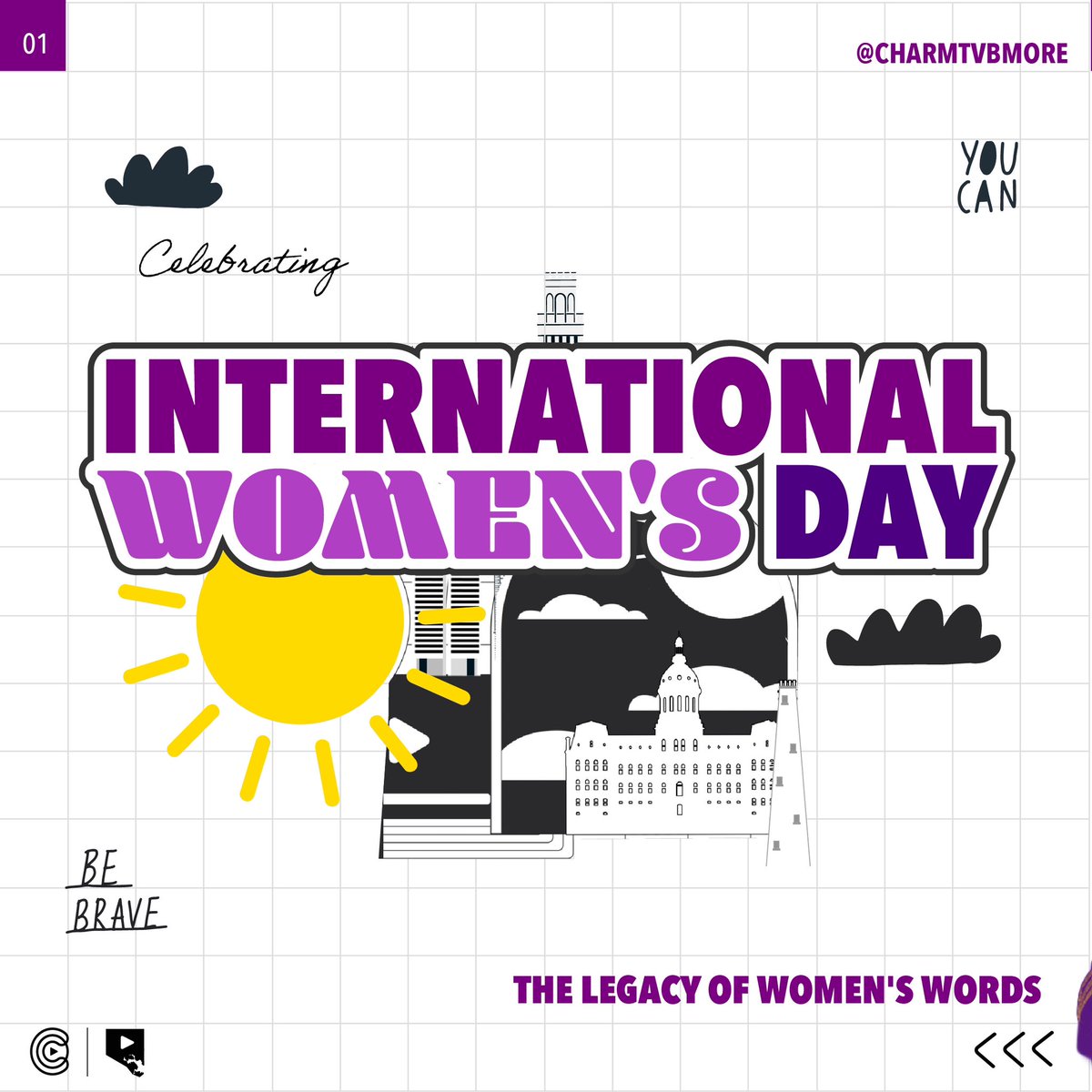 CharmTVBmore's tweet photo. Happy International Women’s Day! Celebrating the trailblazers from Bea Gaddy’s compassionate humanity to Rachel Carson’s environmental stewardship. Their profound words echo through time, igniting our passions and guiding our paths. 

Who are the women that inspire you? https://t.co/lrss83yiz1
