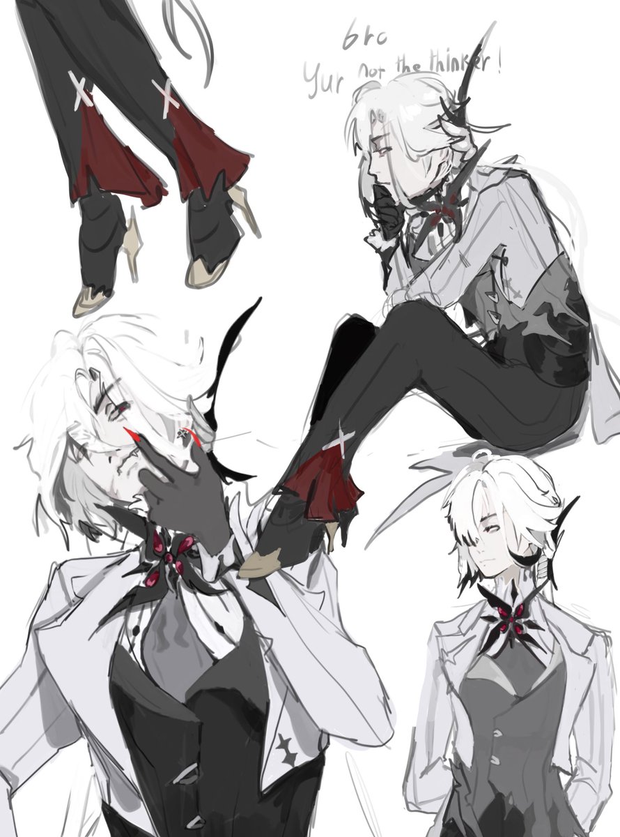 Kaguroi1's tweet photo. Soo im not really used to this app and I just wanted to start posting here and god she has one of the best character designs for me #Arlecchino #Genshin #GenshinImapact #genshinimpactfanart https://t.co/oBRYLxFT0Z