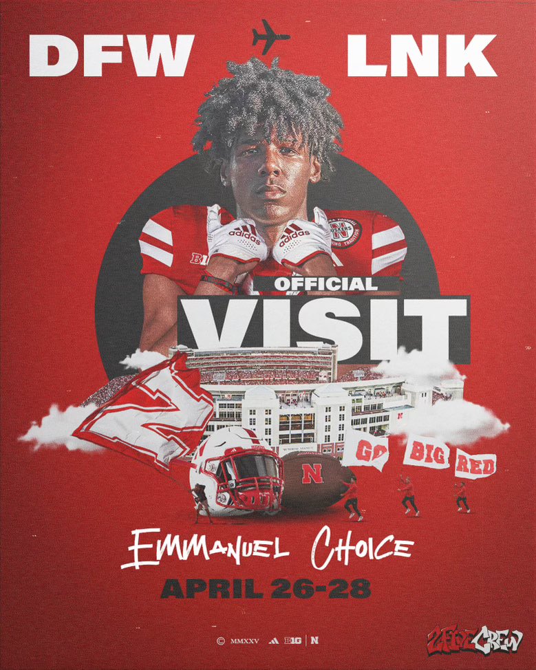 What’s up Nebraska ?!!🔥@GarretMcGuire @TheCoachPaul7 @LancasterFBwebo @HuskerFBRecruit