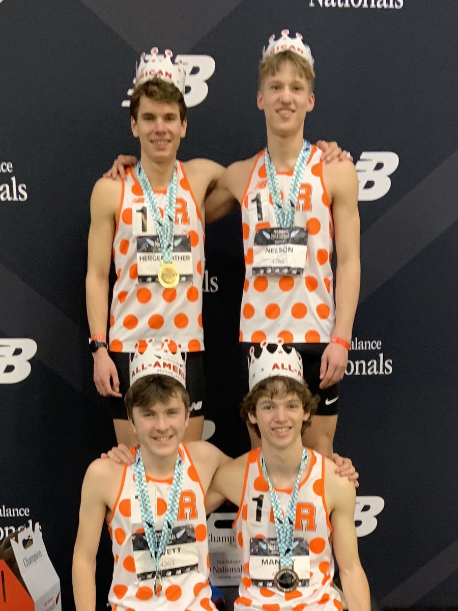 johnwgoetz's tweet image. Ridgefield boys continue their dominance of the distance medley relay in recent years by winning a 4th national title with Manley, Nelson, Lovett, and Hergenrother clocking 10:01.13 to set a new school and CT record! @RidgefieldHS #cttrack
