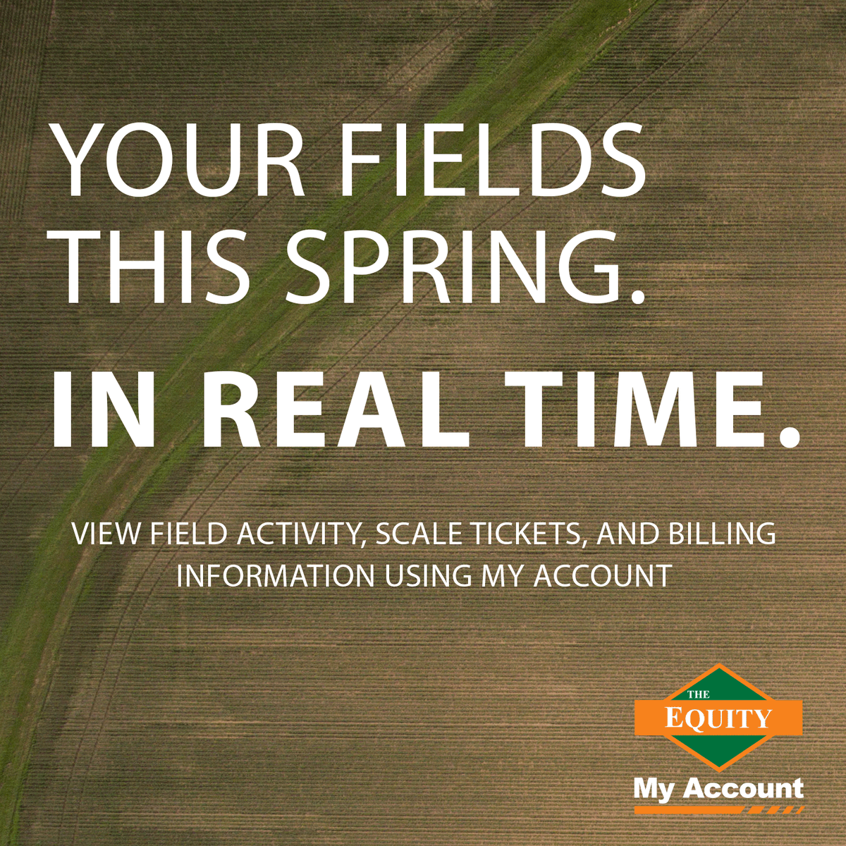 Manage your Equity account in real time with My Account. Available both on mobile and on desktop, you can view field activity, scale tickets, and pay even pay bills, all on one platform. Learn more and sign up today | theequity.com/myaccount 📲